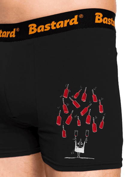 Boldog borász boxeralsó Black