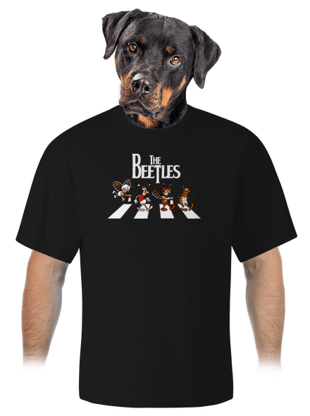 Beatles unisex túlméretezett póló Black