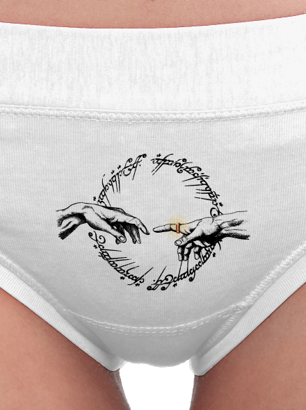 God of ring női bugyik White