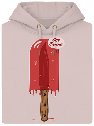 Ice crime unisex prémium pulóver Rose Chalk