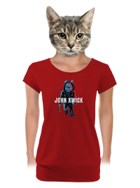 női póló elasztikus alsó szegéllyel