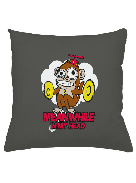 Monkey in my head párna Gray Pol