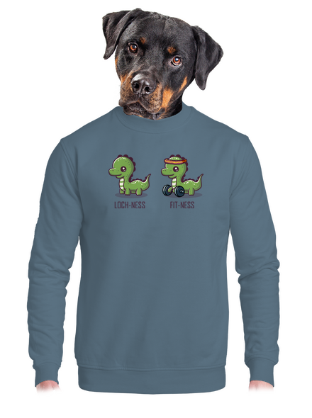 Fit-ness unisex crewneck Nordic Blue