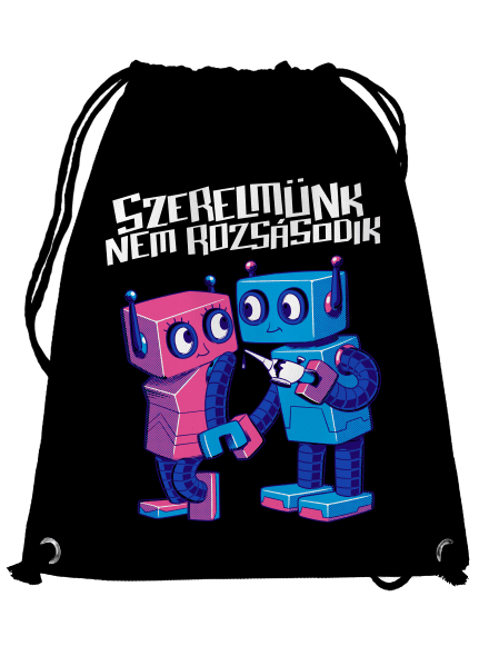 Robotok hátizsák Black