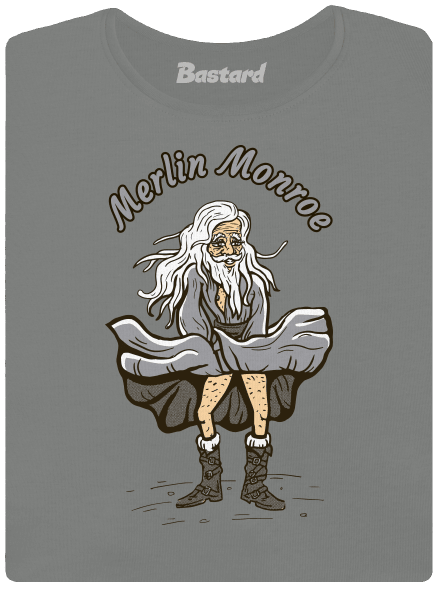 Merlin Monroe	 női póló Dark Gray Melange