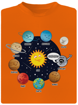 Mercury férfi sportpóló Neon Orange