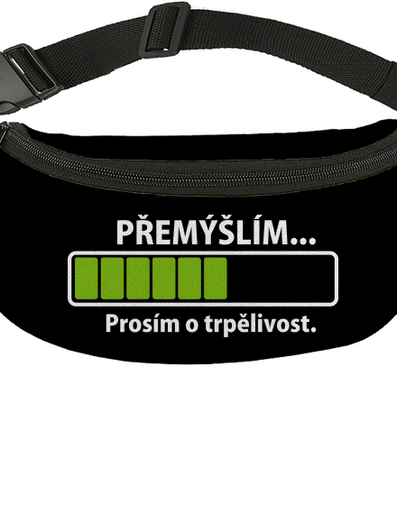 Gondolkodom övtáska Black
