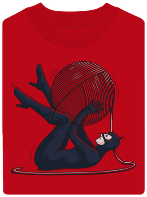 Catwoman unisex crewneck Red