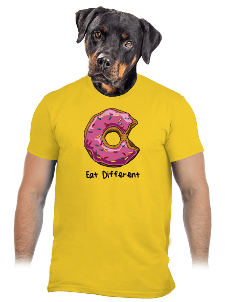 Eat different férfi póló Gold