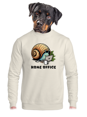 Sneka home office unisex crewneck Off White