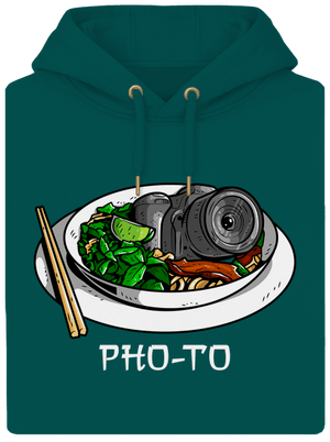 Pho-to unisex prémium pulóver Emerald Green