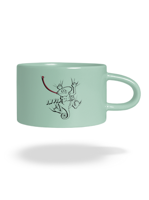 Invisible chameleon macaron bögre Mint Macaron