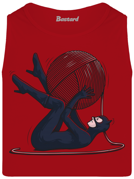 Catwoman férfi trikó Red