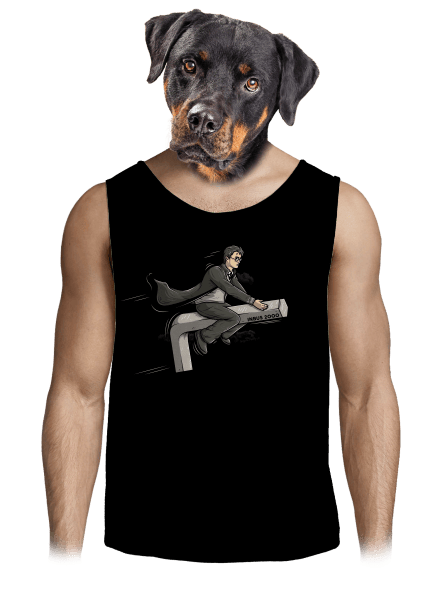 Harry az imbuszon férfi trikó Black
