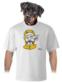 unisex túlméretezett póló