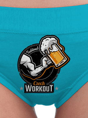 Czech workout női bugyik Turquoise