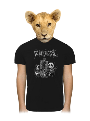 ZOO metal gyerek sport póló Black