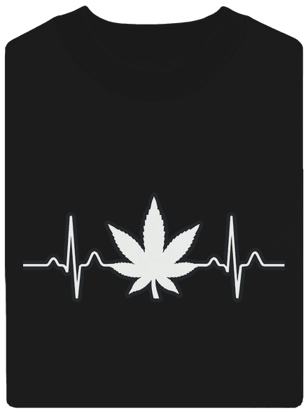EKGanja unisex crewneck Black