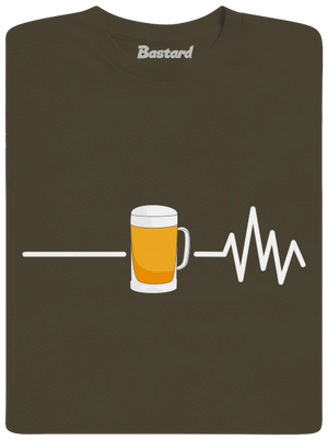 Beer help férfi hosszú ujjú póló Urban Khaki