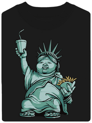 Amerikai bálvány unisex crewneck Black