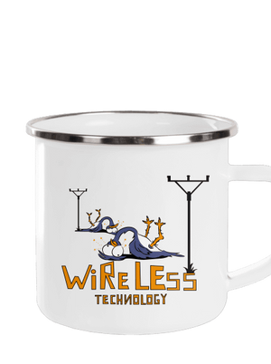 Vezeték nélkül pléhbögre White