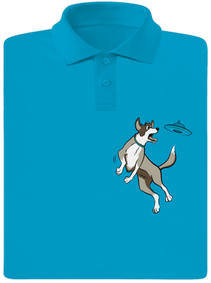 Repülő csészealj férfi pólóingek Blue Atol