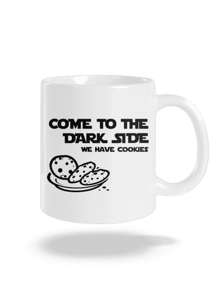 Come to the dark side hagyományos bögre White