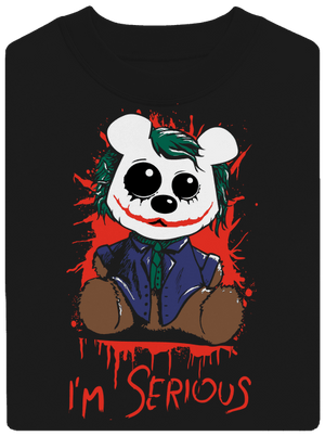 Serious unisex crewneck Black