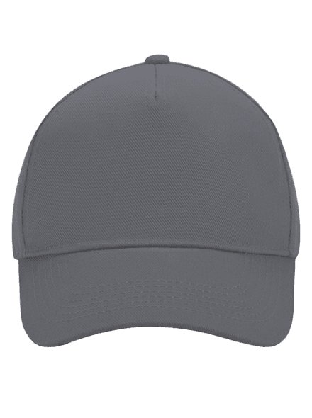 Nyomtatás nélkül baseballsapka Graphite grey