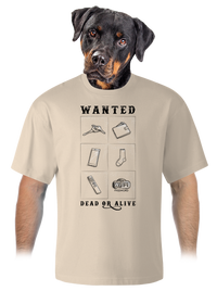 unisex túlméretezett póló