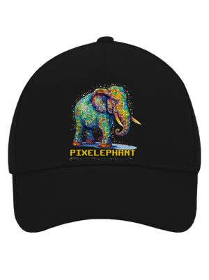 Pixelephant baseballsapka Black
