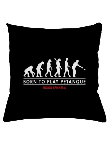 Born to play petanque párna Black