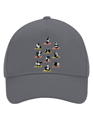 Panda jóga baseballsapka Graphite grey