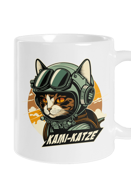 Kami-Katze hagyományos bögre White