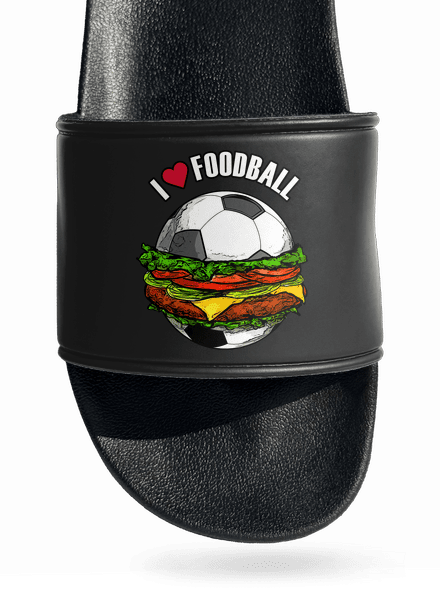 Foodball papucs Black
