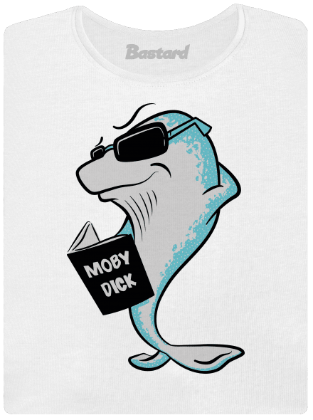 Moby Dick prémium női póló White