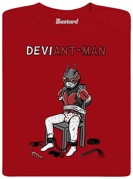 DeviAnt-man férfi hosszú ujjú póló Red