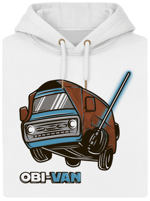 Obi Van unisex prémium pulóver Snowwhite