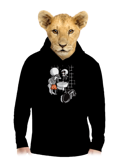 Jó reggelt kívánok gyerek kenguruzsebes pulóver Black