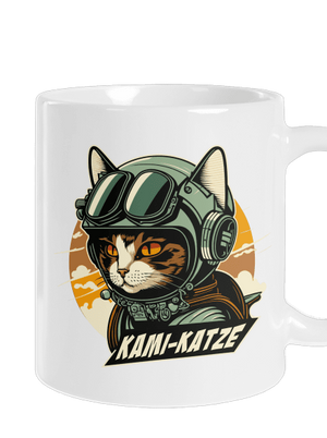 Kami-Katze hagyományos bögre White