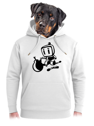 Bomberman unisex prémium pulóver Snowwhite