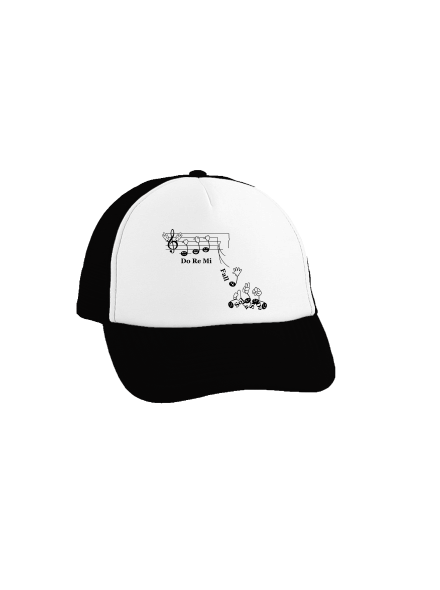 Do re mi fall teherautós sapka Black cap