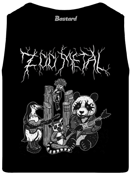 ZOO metal férfi trikó Black