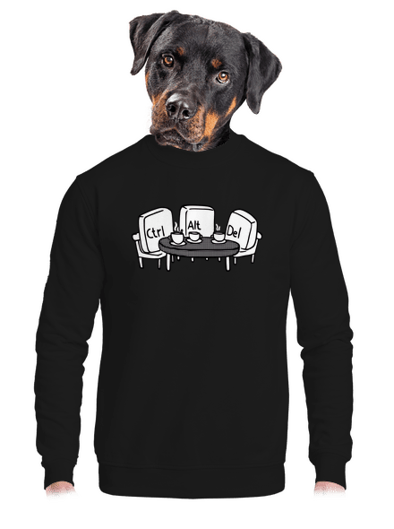 Elválaszthatatlan haverok unisex crewneck Black