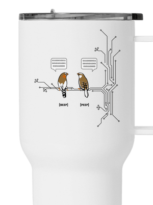 Beep and Peep termosz bögre White