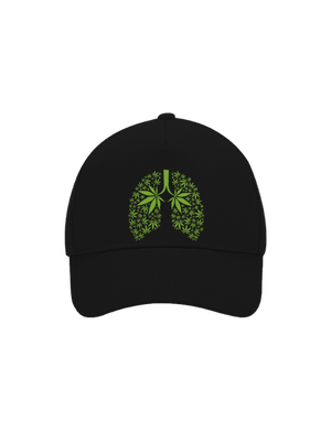 Gandzsa tüdő baseballsapka Black