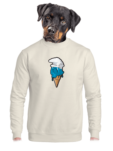 Törpfagylalt unisex crewneck Off White