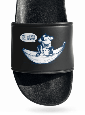 Big banana papucs Black