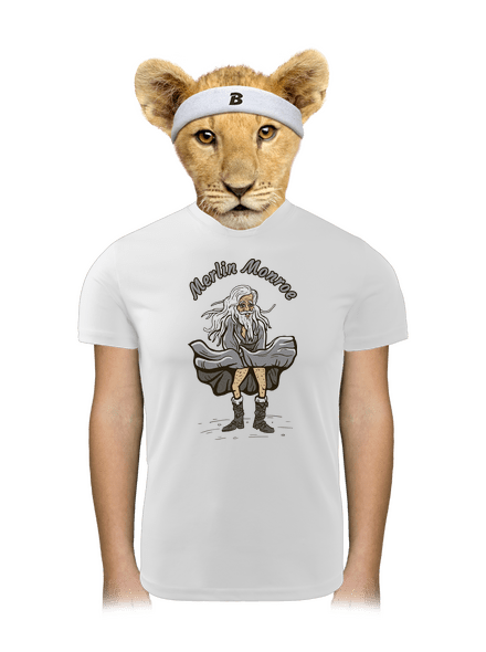 Merlin Monroe	 gyerek sport póló White