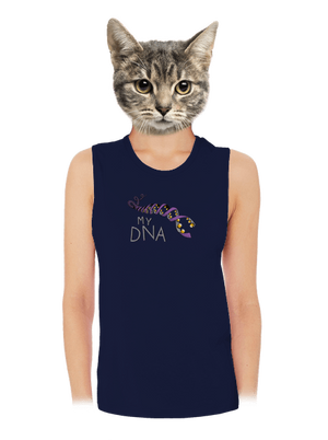 My DNA női bővített trikó Navy